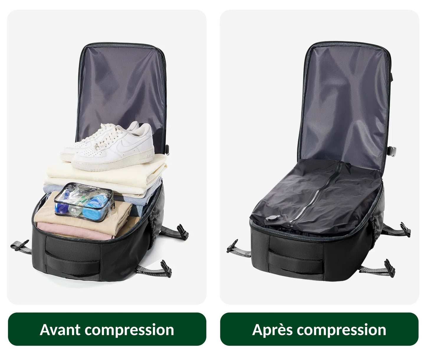 Sac de voyage compressible Hevabag™